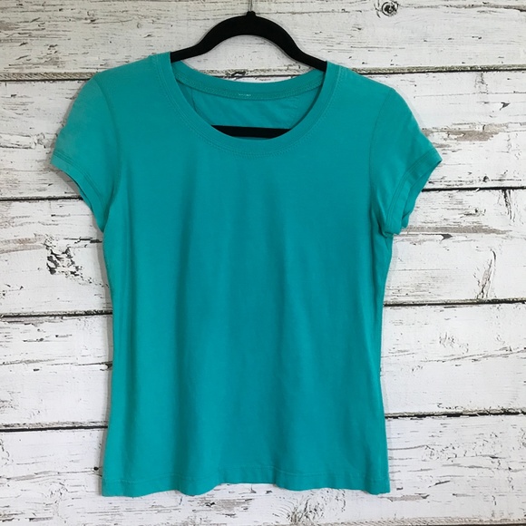 lululemon athletica Tops - Lululemon Teal Short Sleeve Simple Top